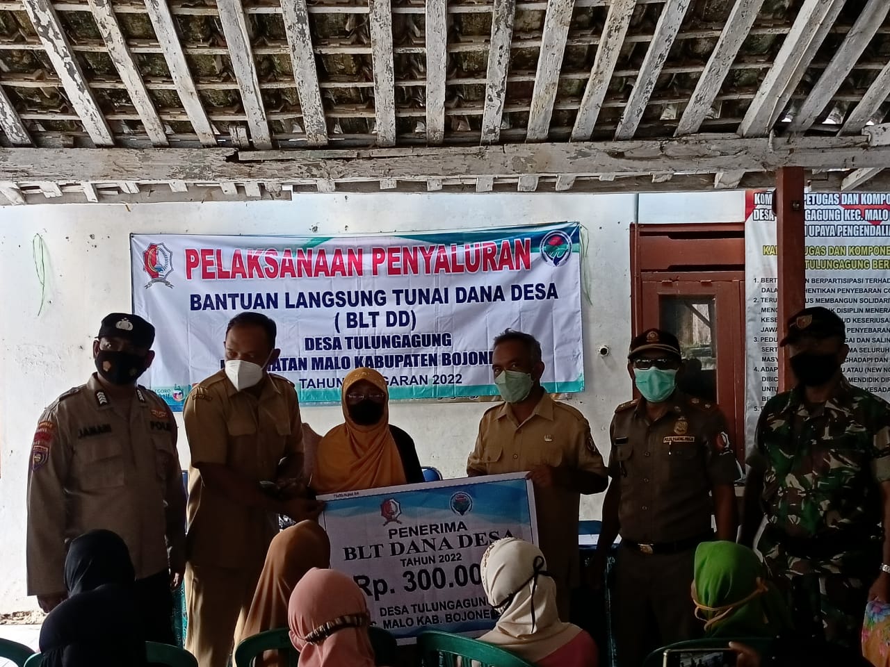 Pembagian BLT DD tahap 1 tahun 2022