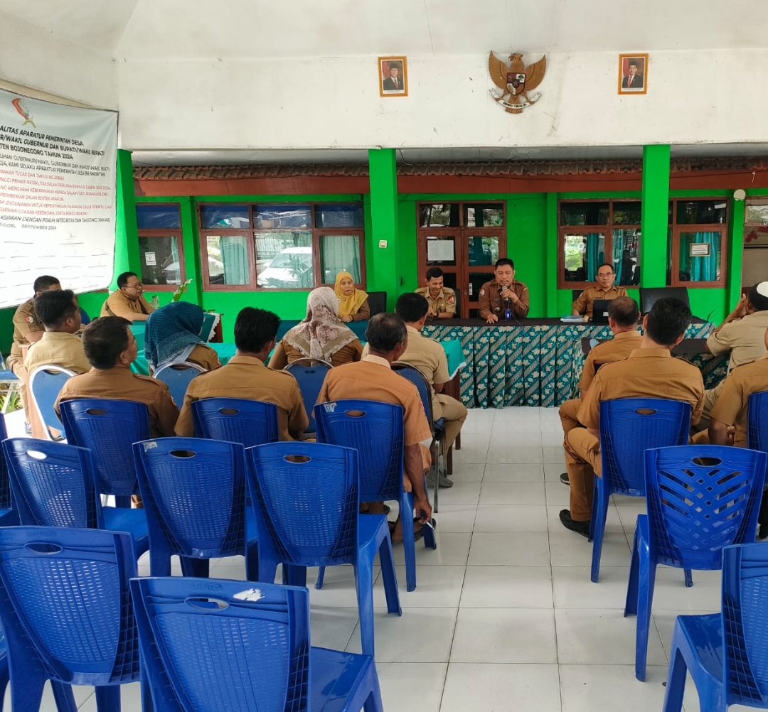 Monev dan evaluasi BKK balai desa