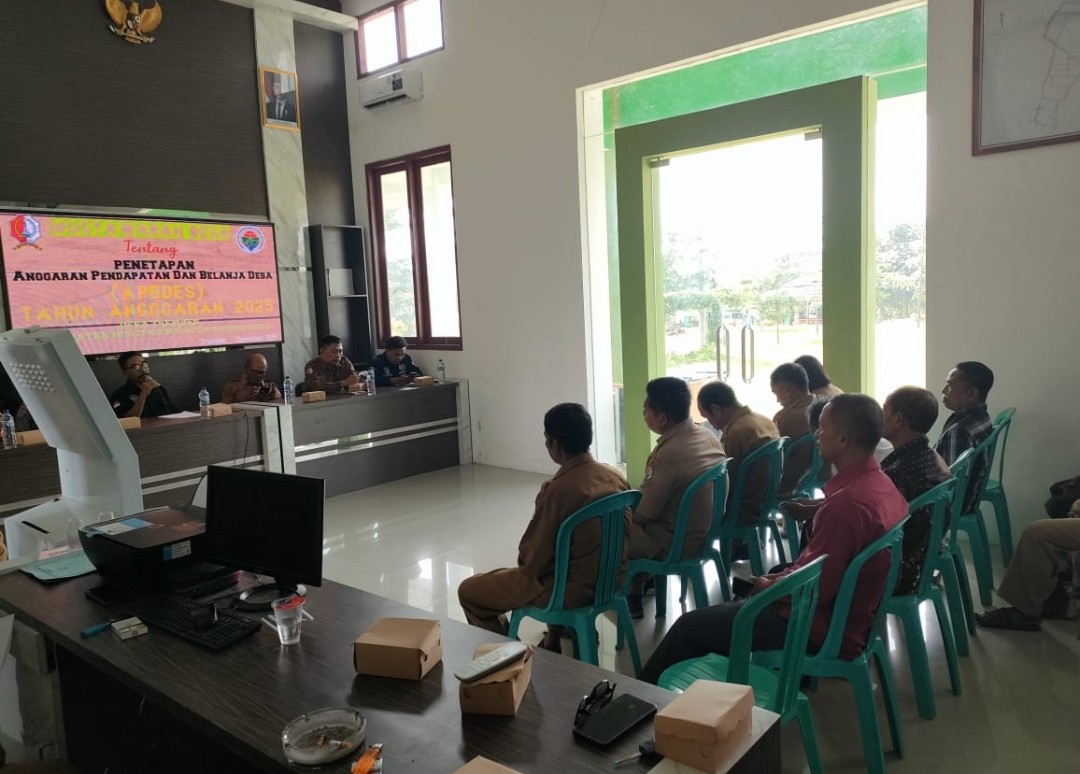 Musdes Penetapan APBDes tahun 2025