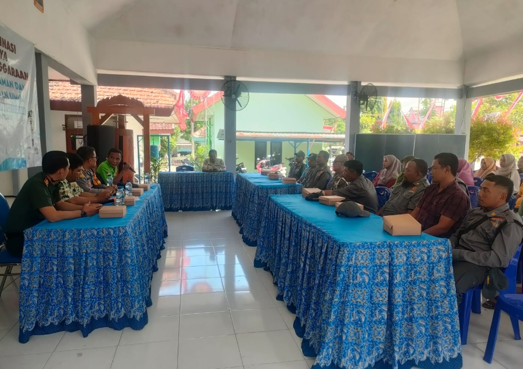 Sosialisasi keamanan dan ketertiban