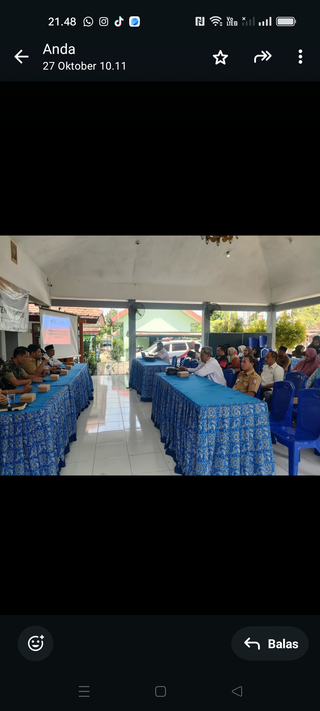 Pembinaan PMI se kecamatan malo