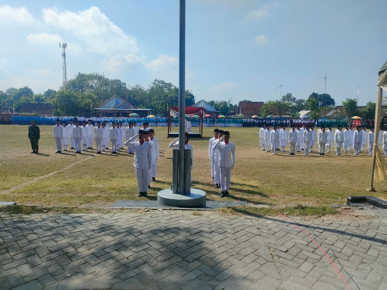 Upacara HUT ke-80 RI di Kecamatan Malo Berlangsung Khidmat