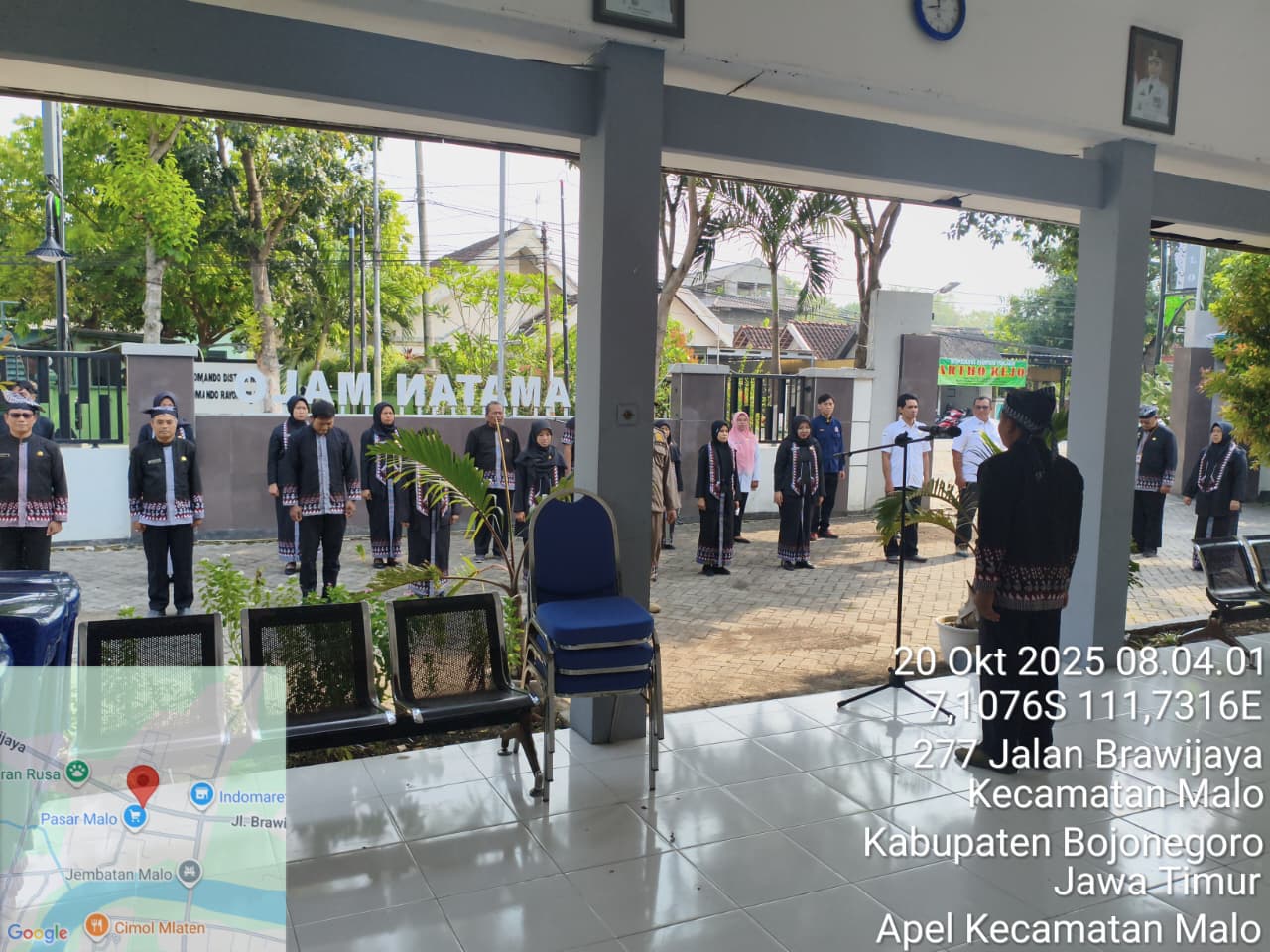 Apel Pagi Perkuat Disiplin ASN di Kecamatan Malo