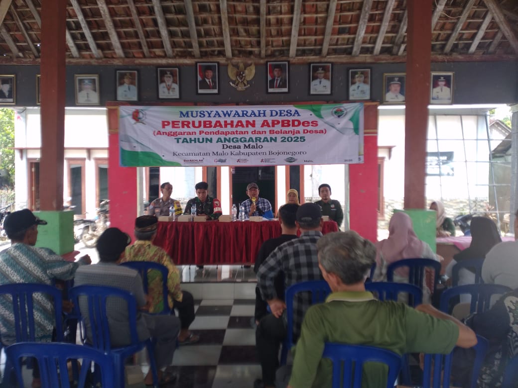 Musdes Malo Bahas Perubahan APBDes 2025 dan Penyusunan RAPBDes 2026