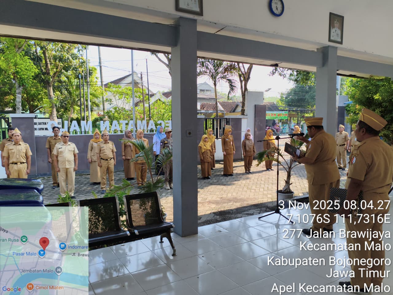 Apel Pagi Perkuat Disiplin ASN Kecamatan Malo