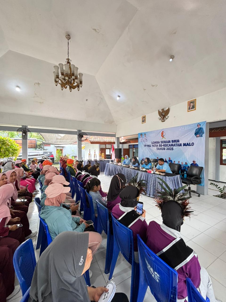 Lomba Senam BMM Meriahkan Pendopo Kecamatan Malo