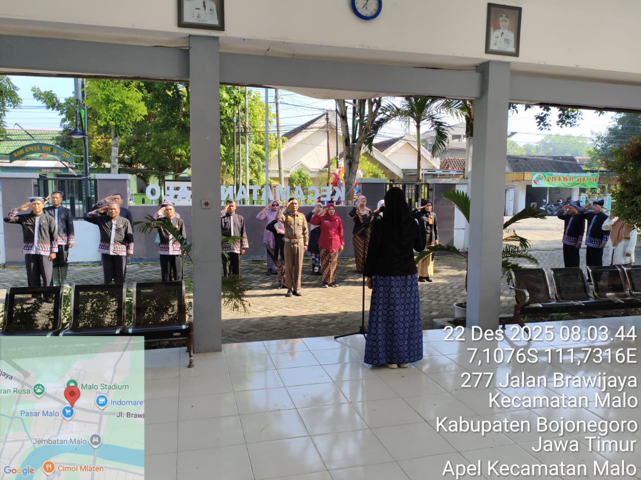 Apel Pagi Rutin Kecamatan Malo Berjalan Lancar