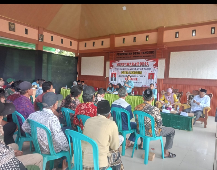musyawarah pemilihan kades pawxdesa Tanggir