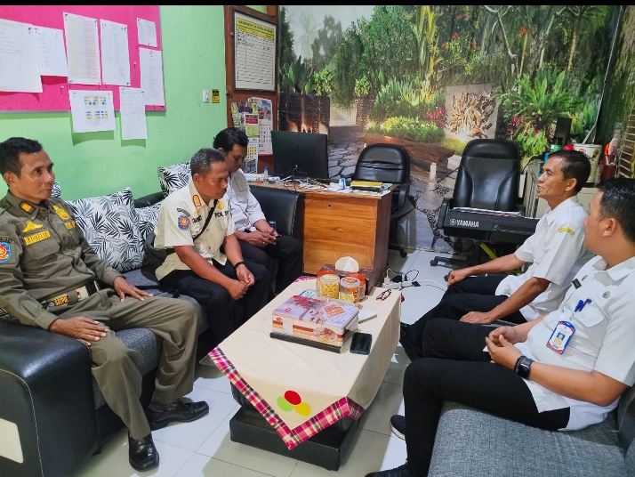 rapat koordinasi dan himbauan kepada pelajar SMP Negeri I Malo