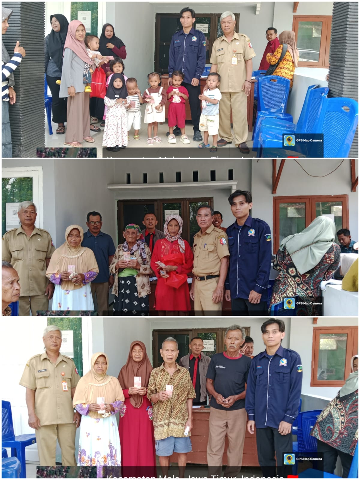 Penyaluran bantuan bansos kemiskinan ekstrem