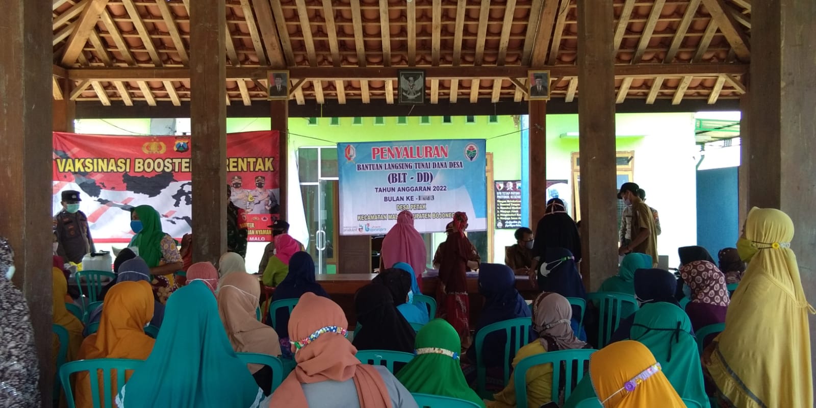 Bantuan BLT DD di Desa Petak kec Malo