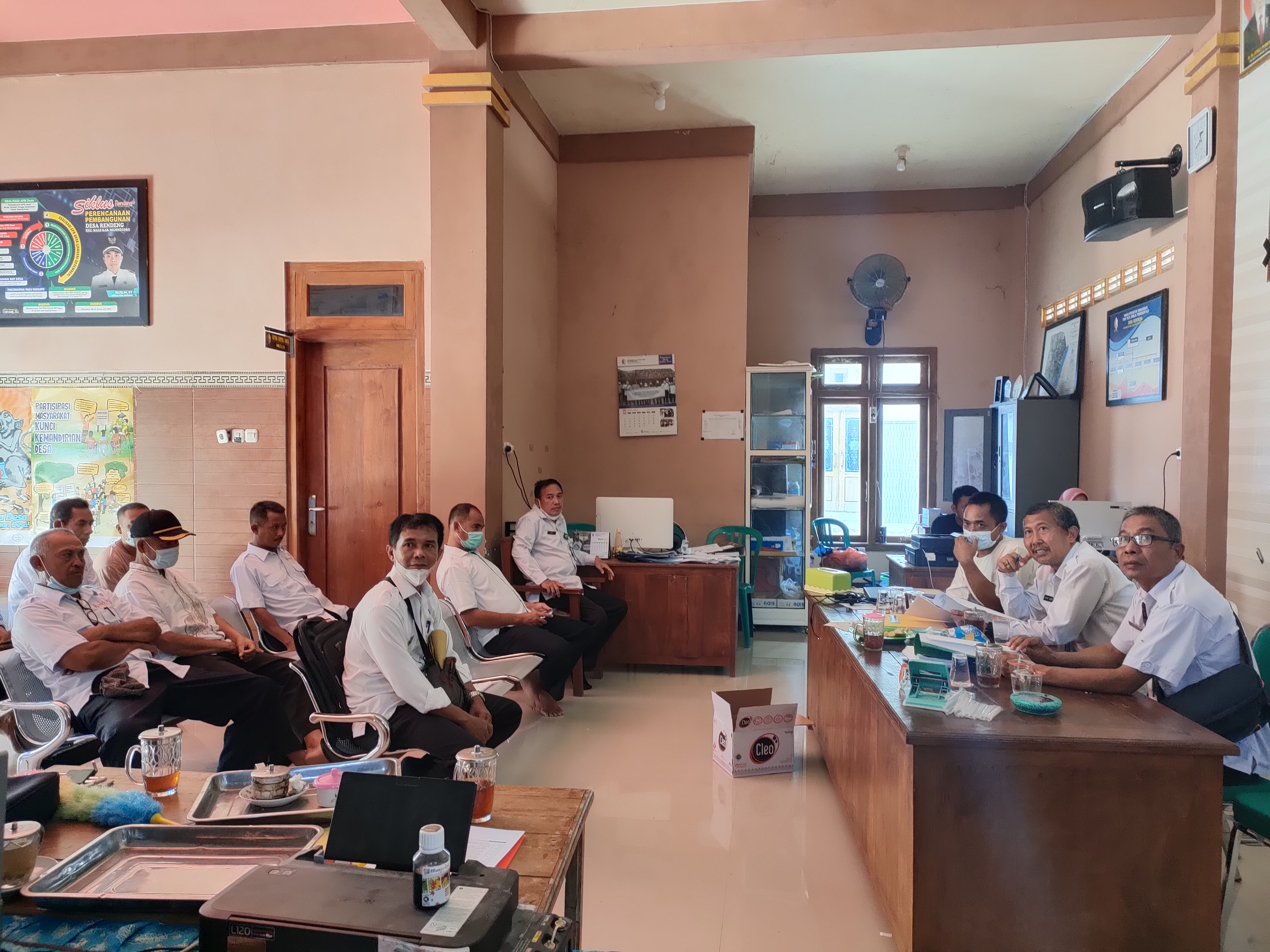 Penilaian lomba Desa Tingkat Kecamatan Malo