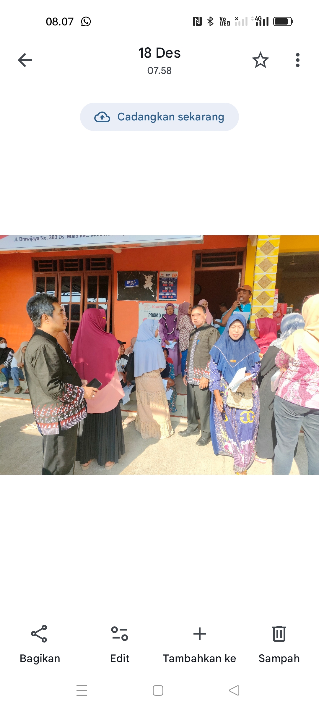 Penerimaan bantuan ekstrim