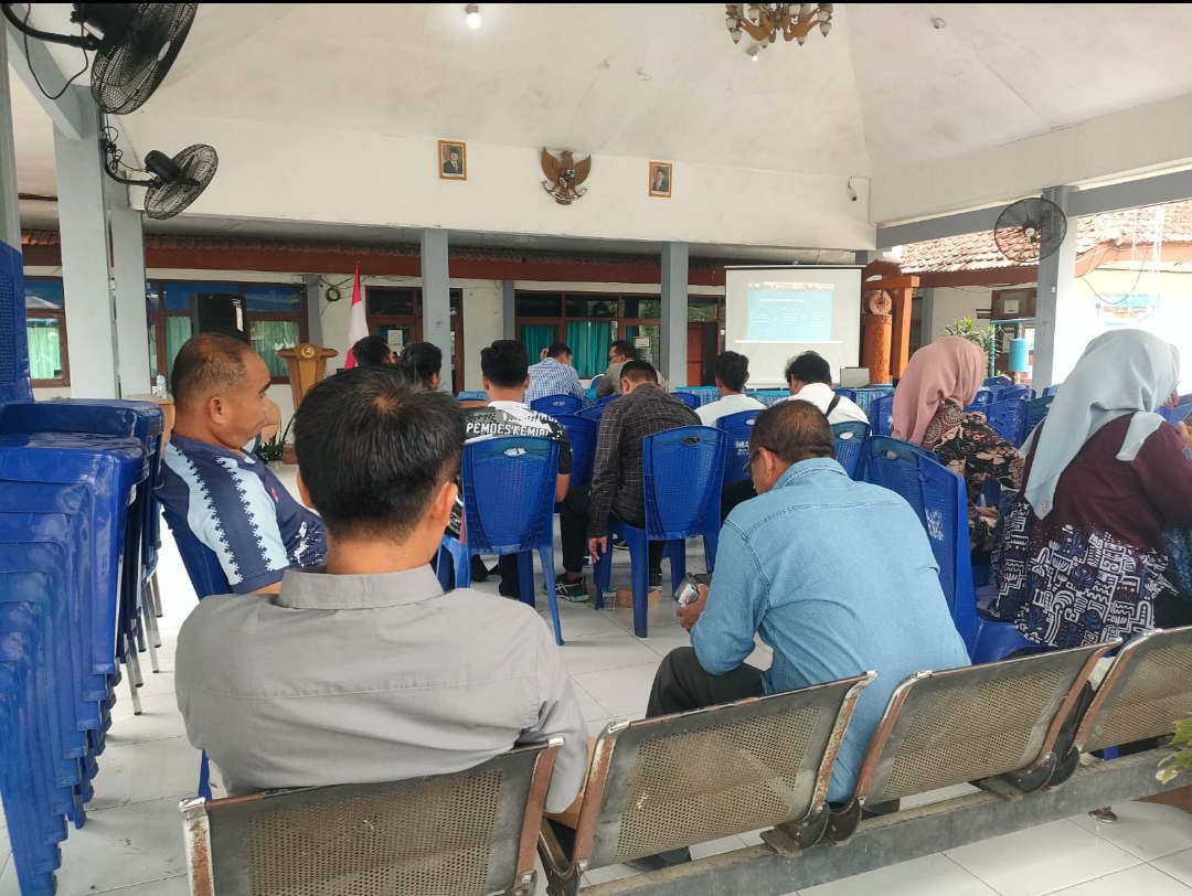 Zoom Sosialisasi jaga garda desa
