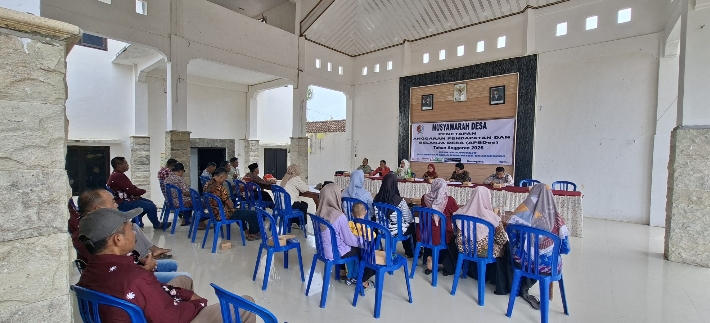 musdes penetapan APBD Desa Kedungrejo tahun 2026