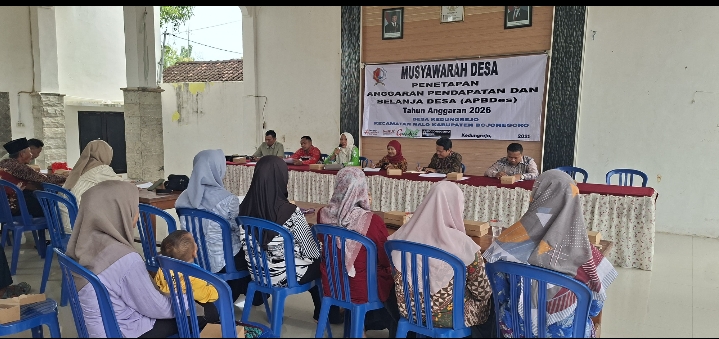 musdes penetapan APBD Desa Kedungrejo tahun 2026