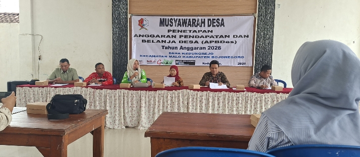 musdes penetapan APBD Desa Kedungrejo tahun 2026