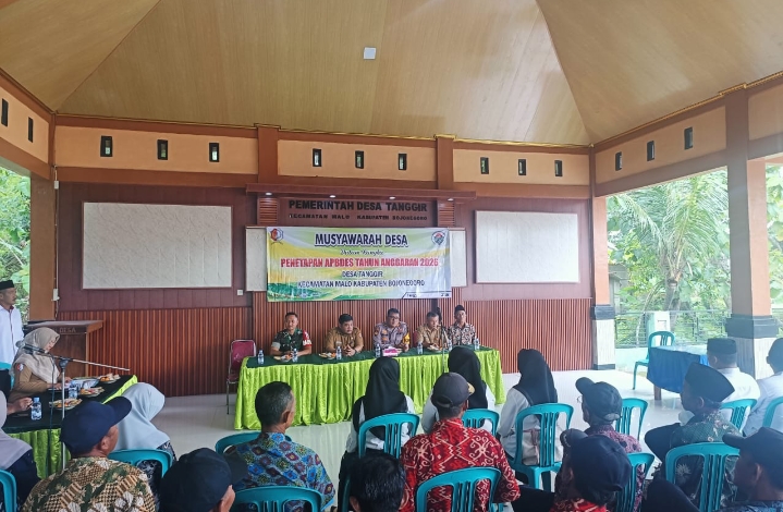 musdes penetapan APBD Desa Tanggir tahun 2026