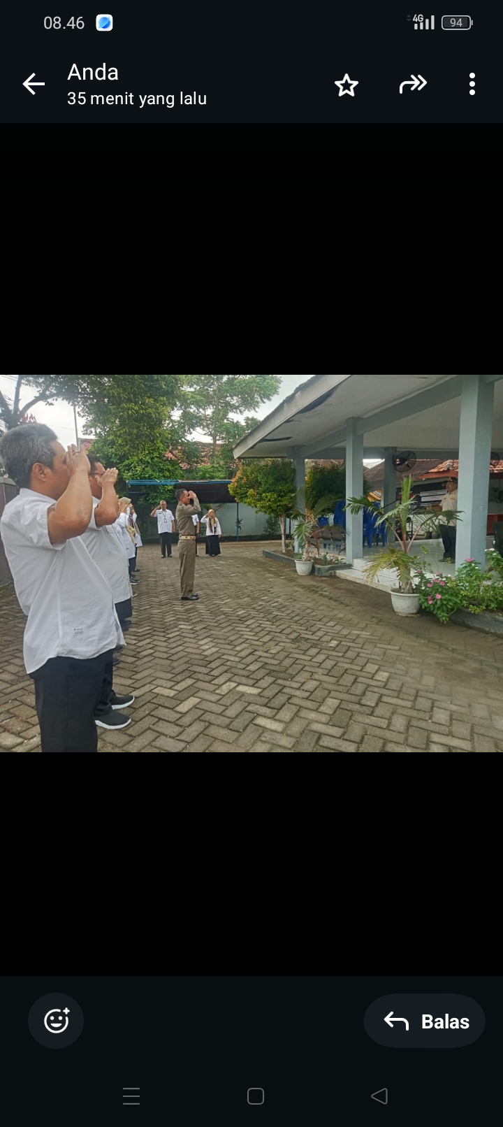 apel pagi hari Rabu