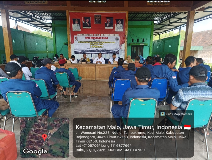 musdes penetapan APBD Desa tahun 2026 desa Tambakr