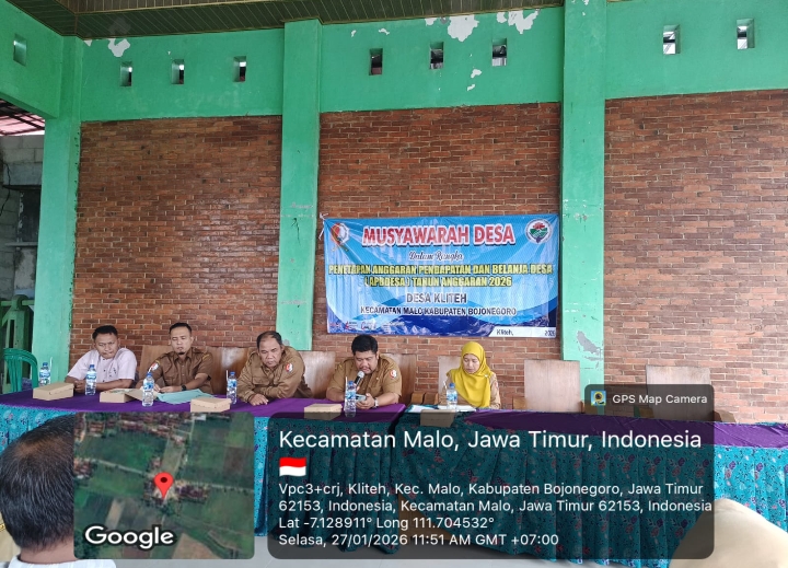 musdes penetapan APBD Desa Kliteh tahun 2026