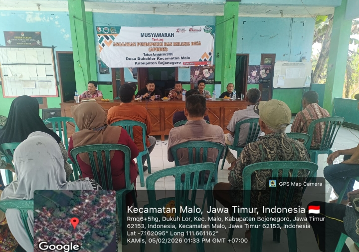 musdes penetapan APBD Desa Dukohlor tahun 2026