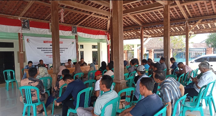 musdes penetapan APBD Desa Kacangan tahun 2026