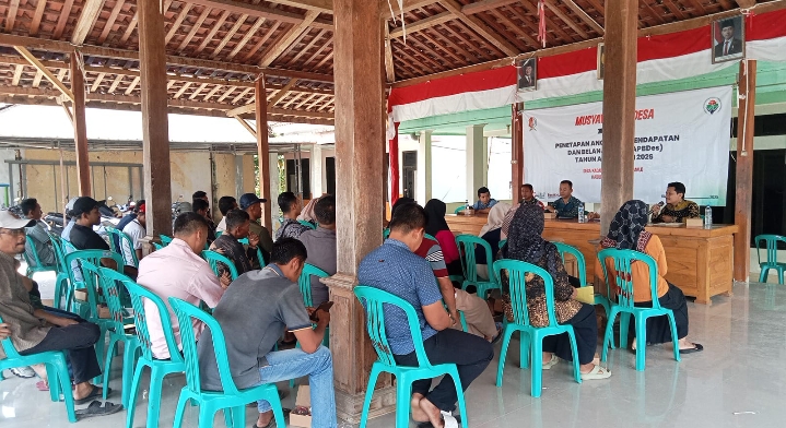 musdes penetapan APBD Desa Kacangan tahun 2026