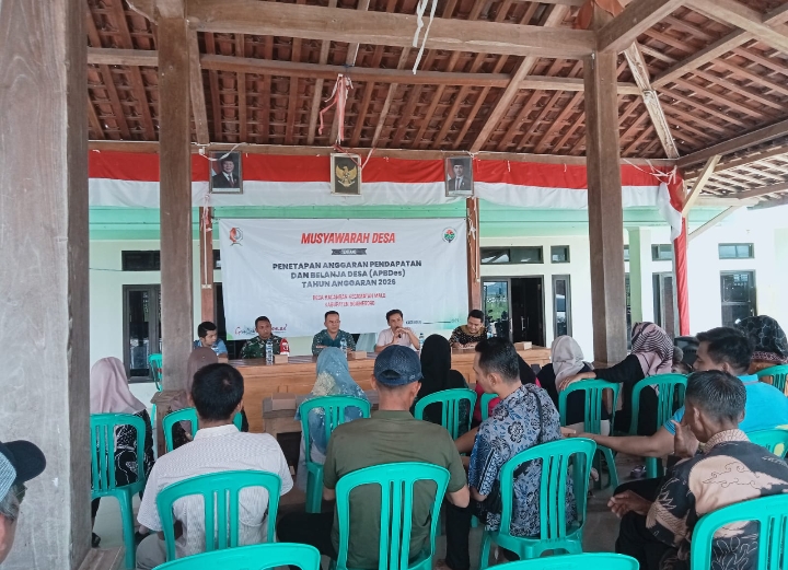 musdes penetapan APBD Desa Kacangan tahun 2026
