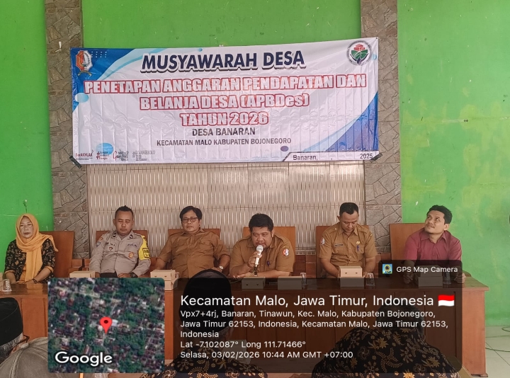 musdes penetapan APBD Desa Banaran tahun 2026