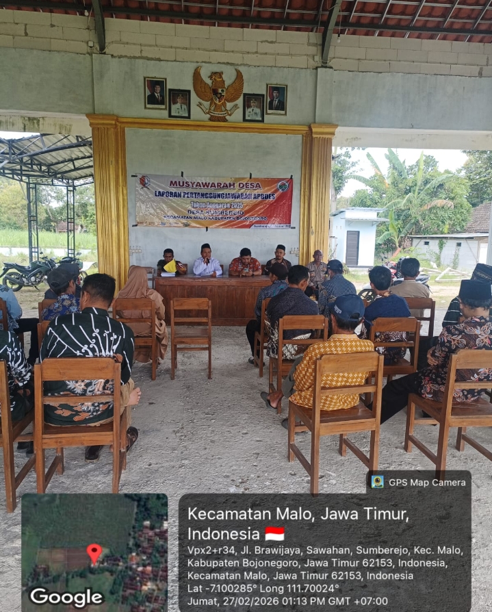 musdes penetapan APBD Desa sumberjo tahun 2026