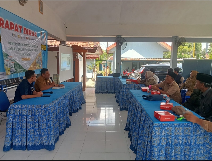 sosialisasi program bansos dari APBD Kabupaten